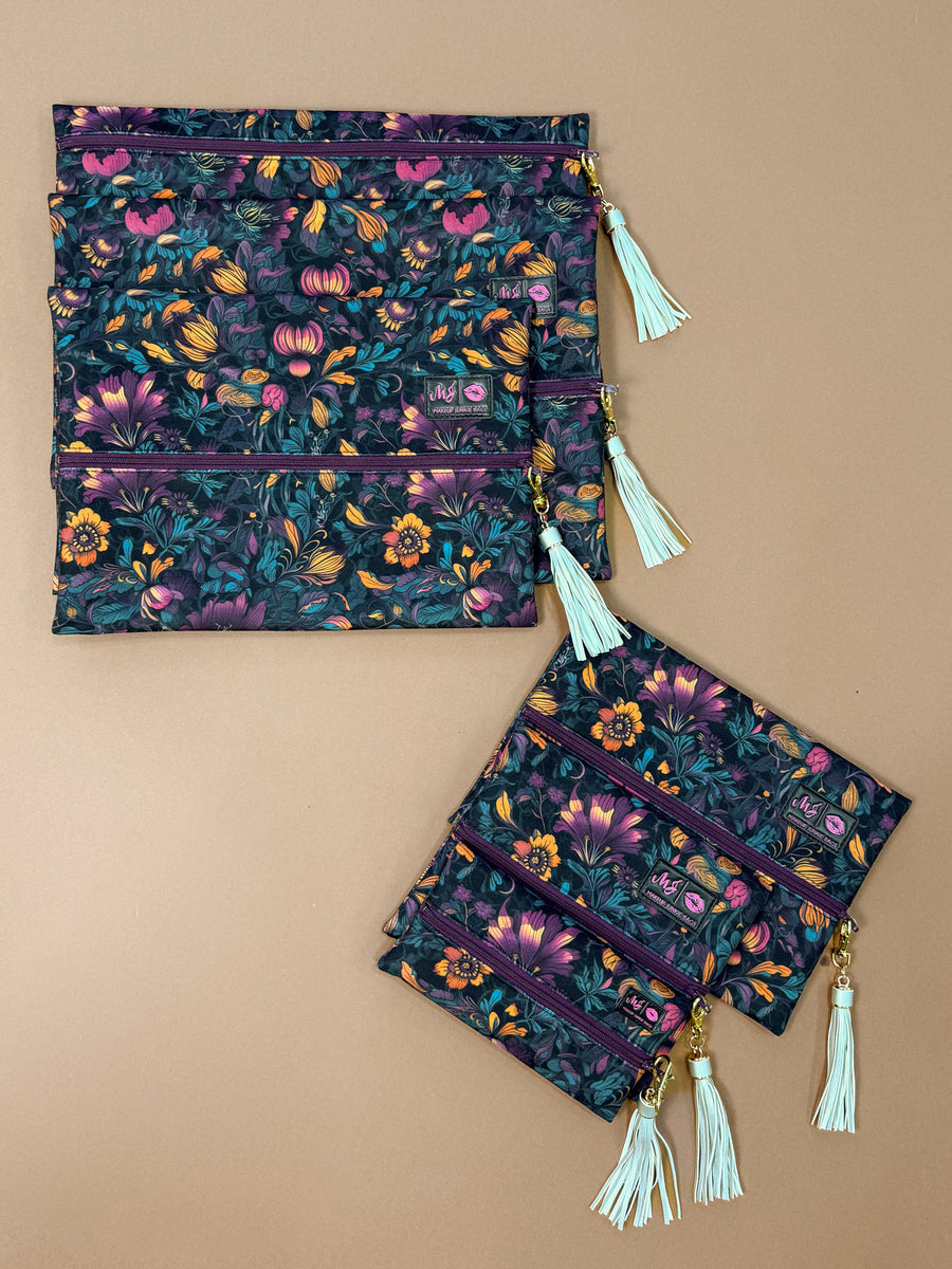Makeup Junkie x Filly Flair Jewel Floral Bags