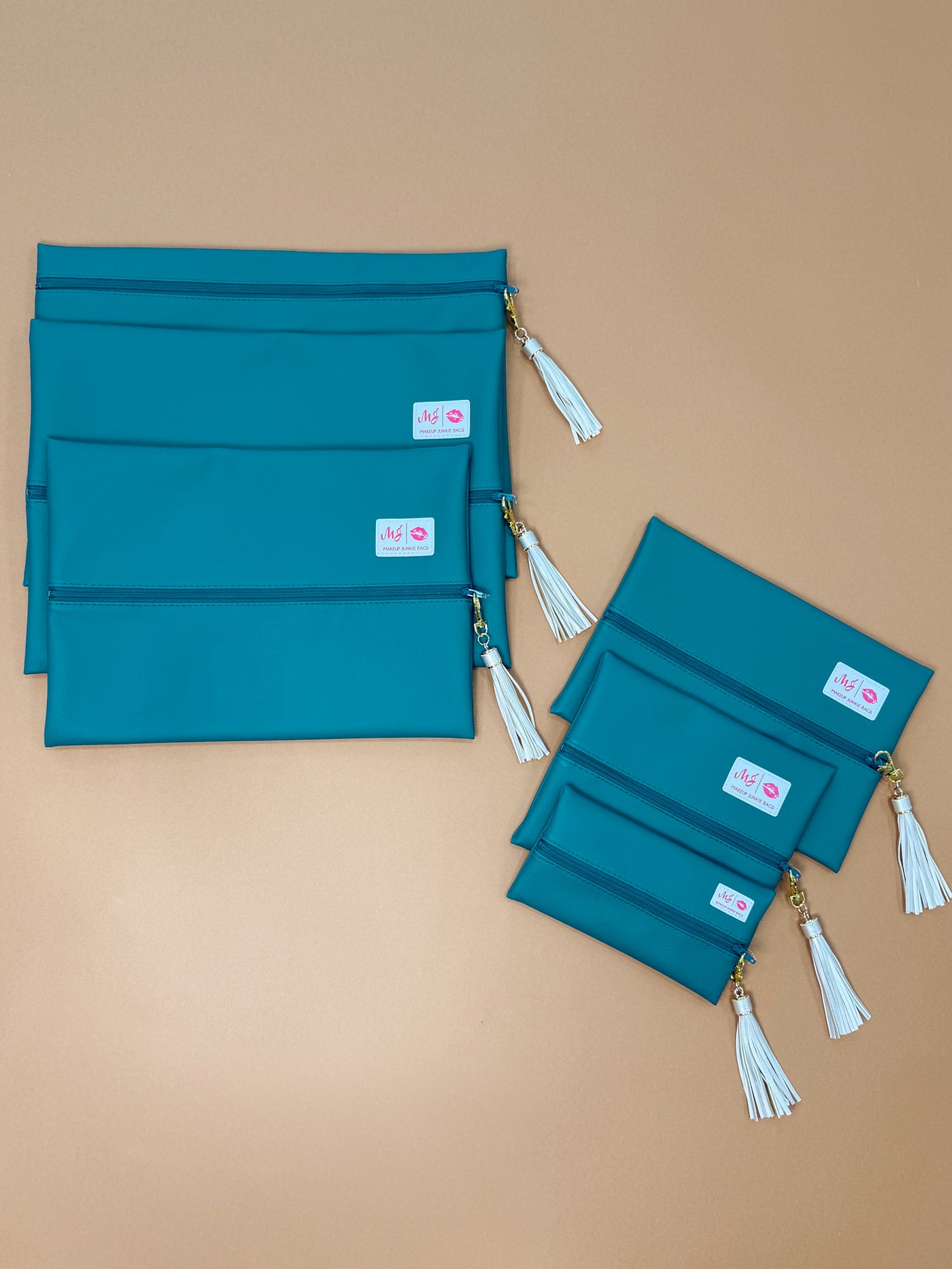 Makeup Junkie x Filly Flair Dark Teal Bags