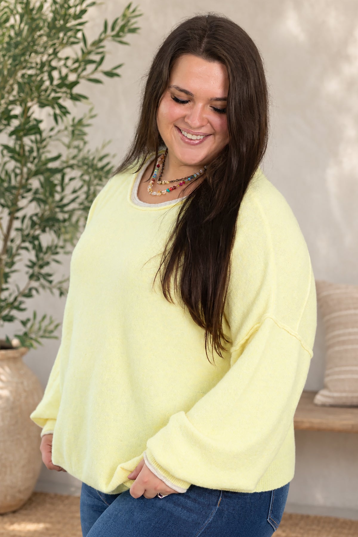 Cozy Pullover Sweaters With Exposed Seams