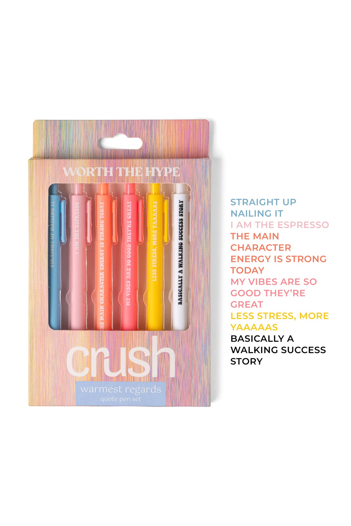 Warmest Regards Quote Pen Sets