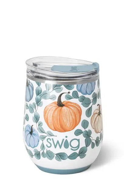 Swig Pumpkin Stemless Wine Cup 12oz