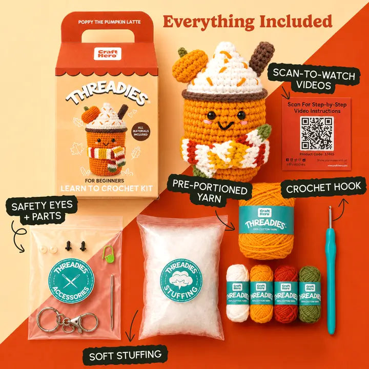 Fall Crochet Kit For Beginners