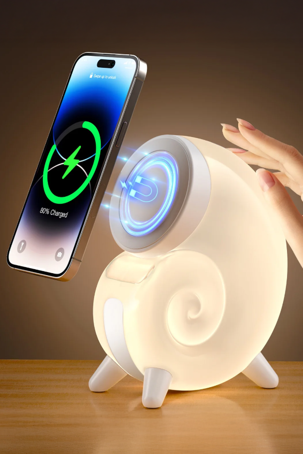 Magnetic Wireless Charger w/Light