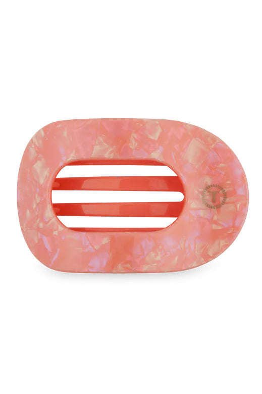 Dreamsicle Flat Round Hair Clip