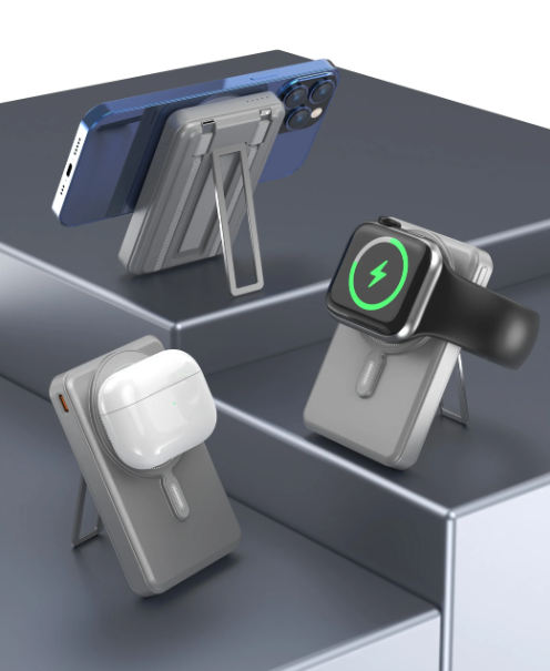 5-in-1 Power Bank Wireless Charger