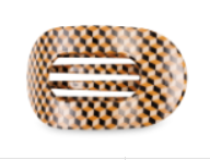 Gone Glamping Flat Round Hair Clip