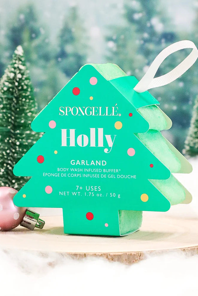 Holiday Ornament Body Wash Infused Buffer