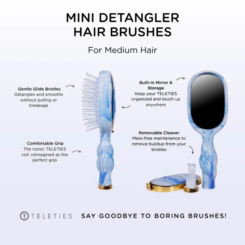 Mini Detangler Hair Brush for Medium Hair