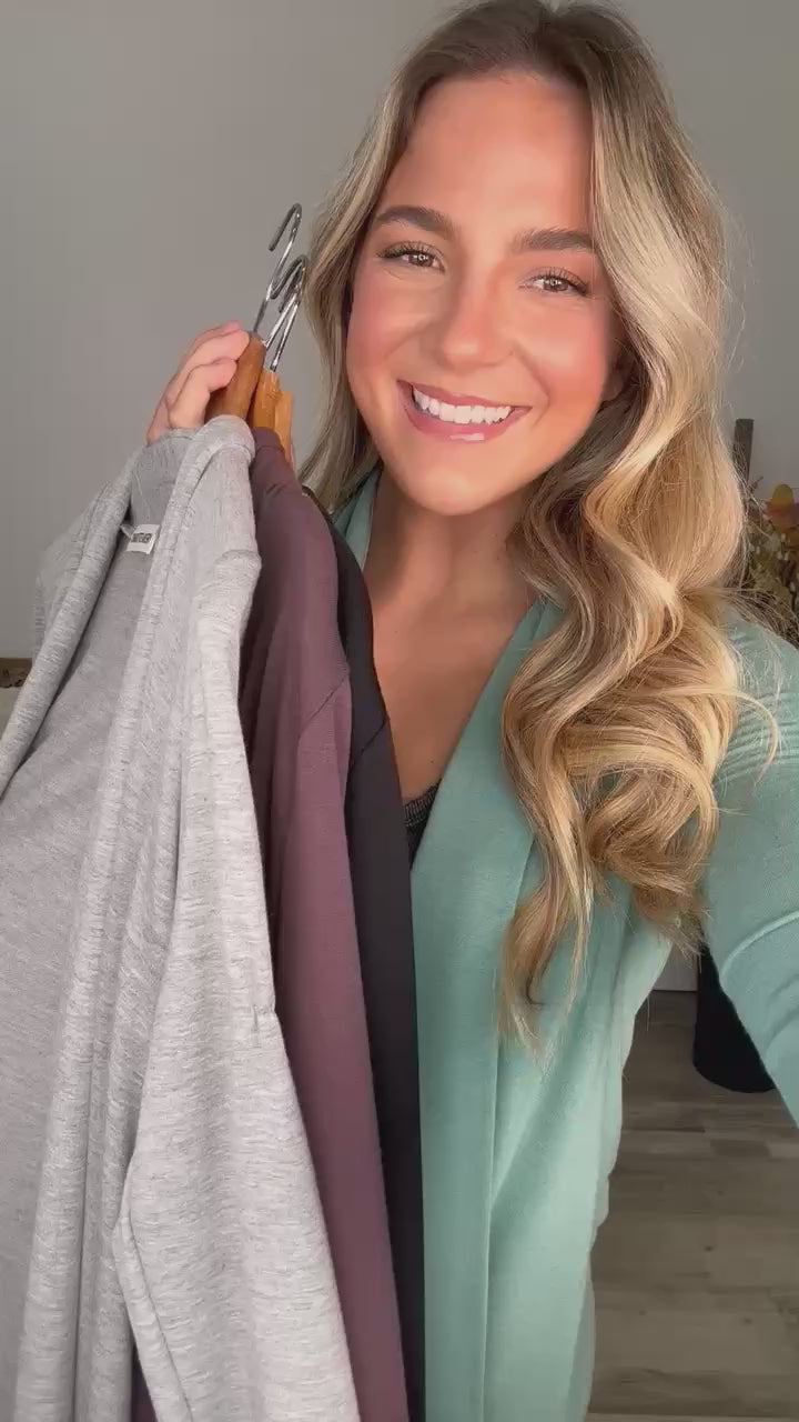 French Terry Cardigan · Filly Flair