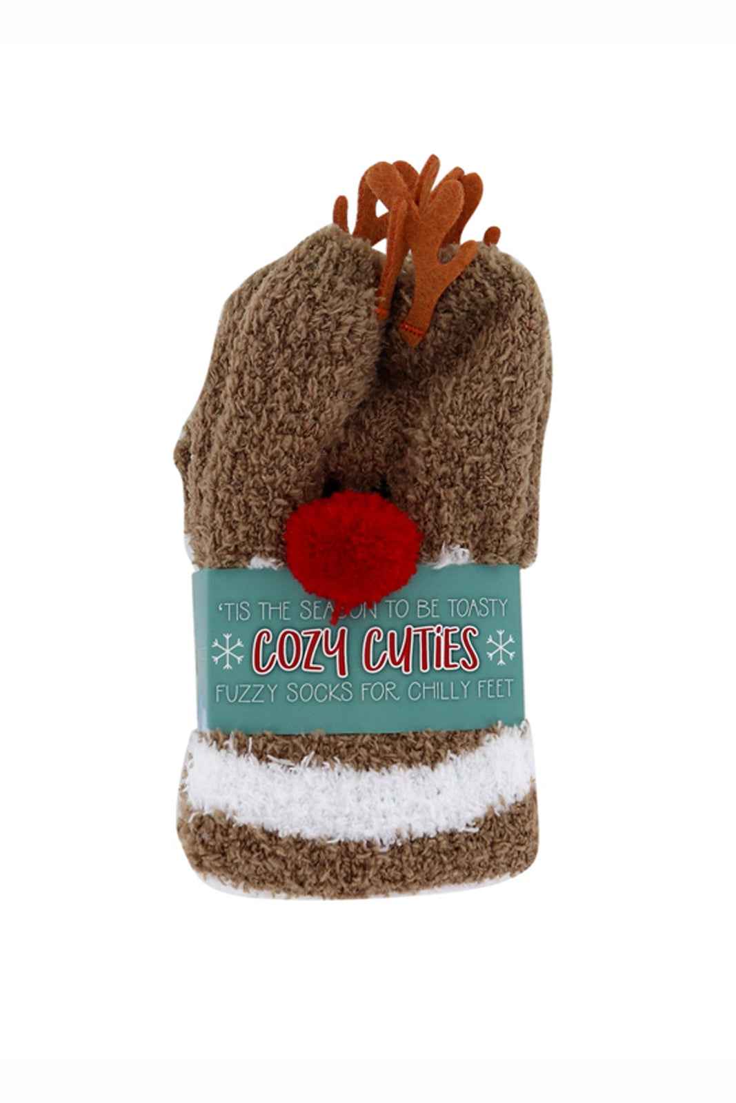 Cozy Cuties Fuzzy Christmas Holiday Socks
