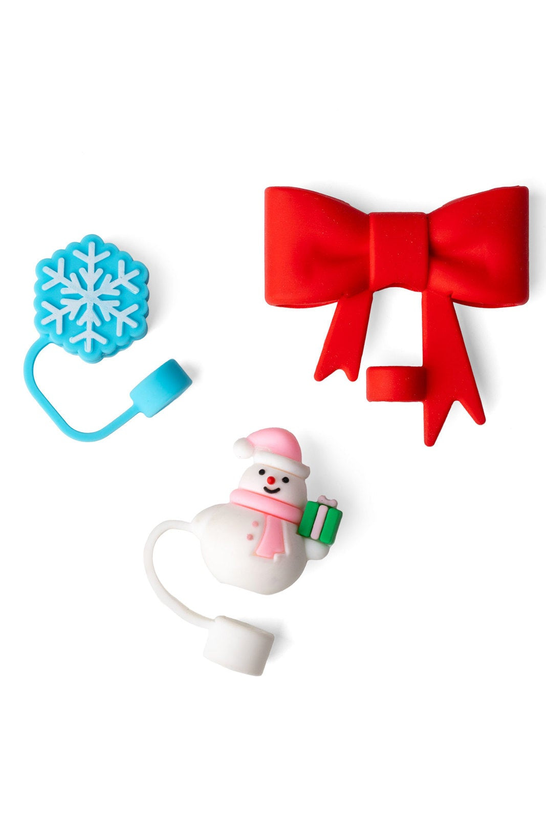 Crush Christmas Sip & Sleigh Straw Topper Set