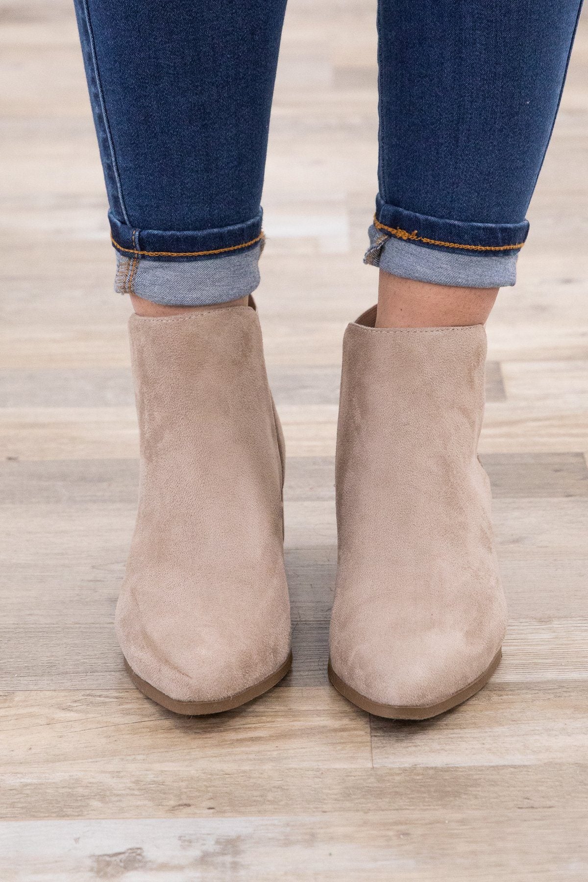 Ash Faux Suede Booties - Filly Flair