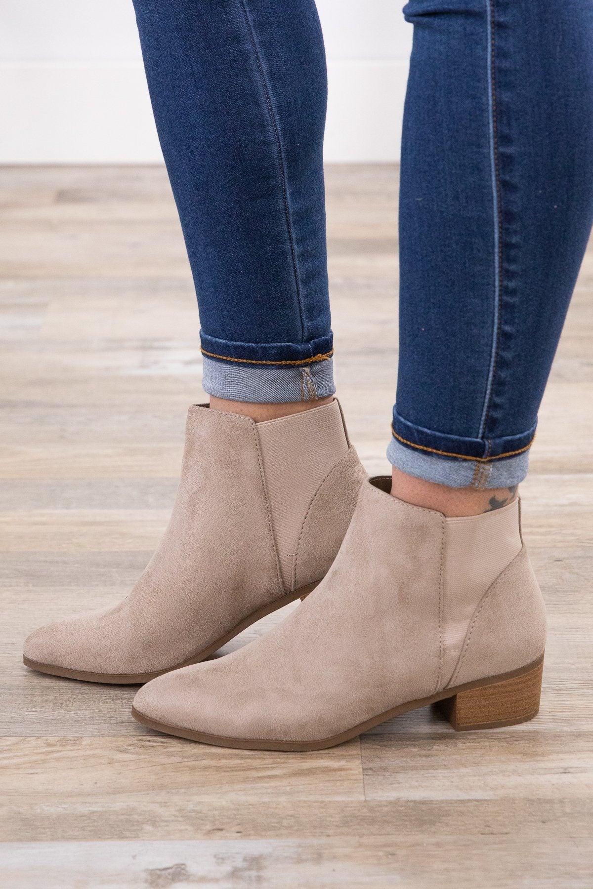 Ash Faux Suede Booties - Filly Flair