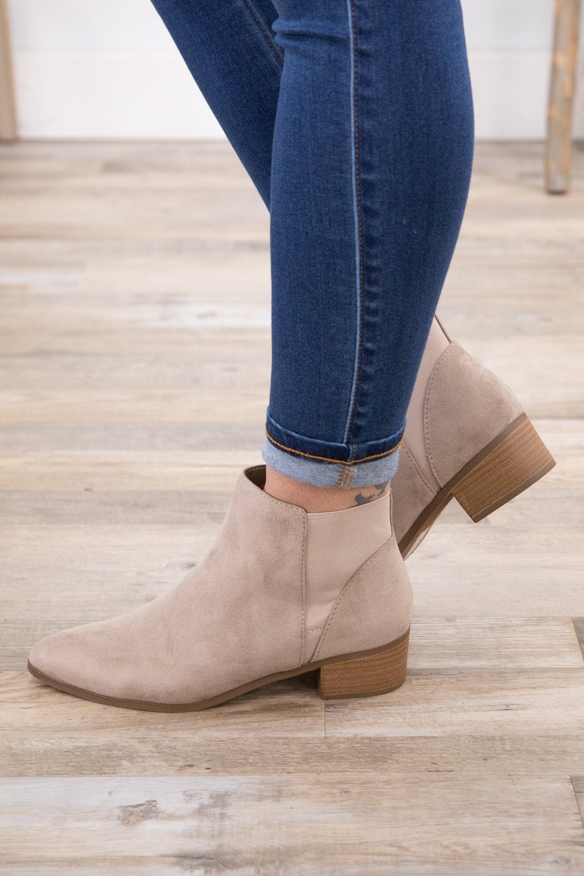 Ash Faux Suede Booties - Filly Flair