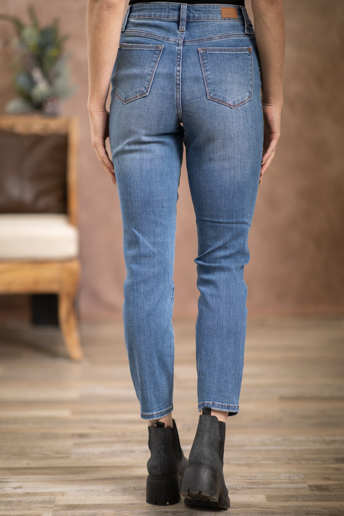 Judy Blue Medium Wash Slim Fit Jeans - Filly Flair