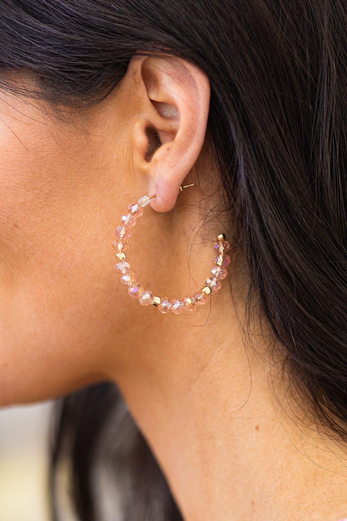 Keep In Mind Earrings in Light Pink - Filly Flair