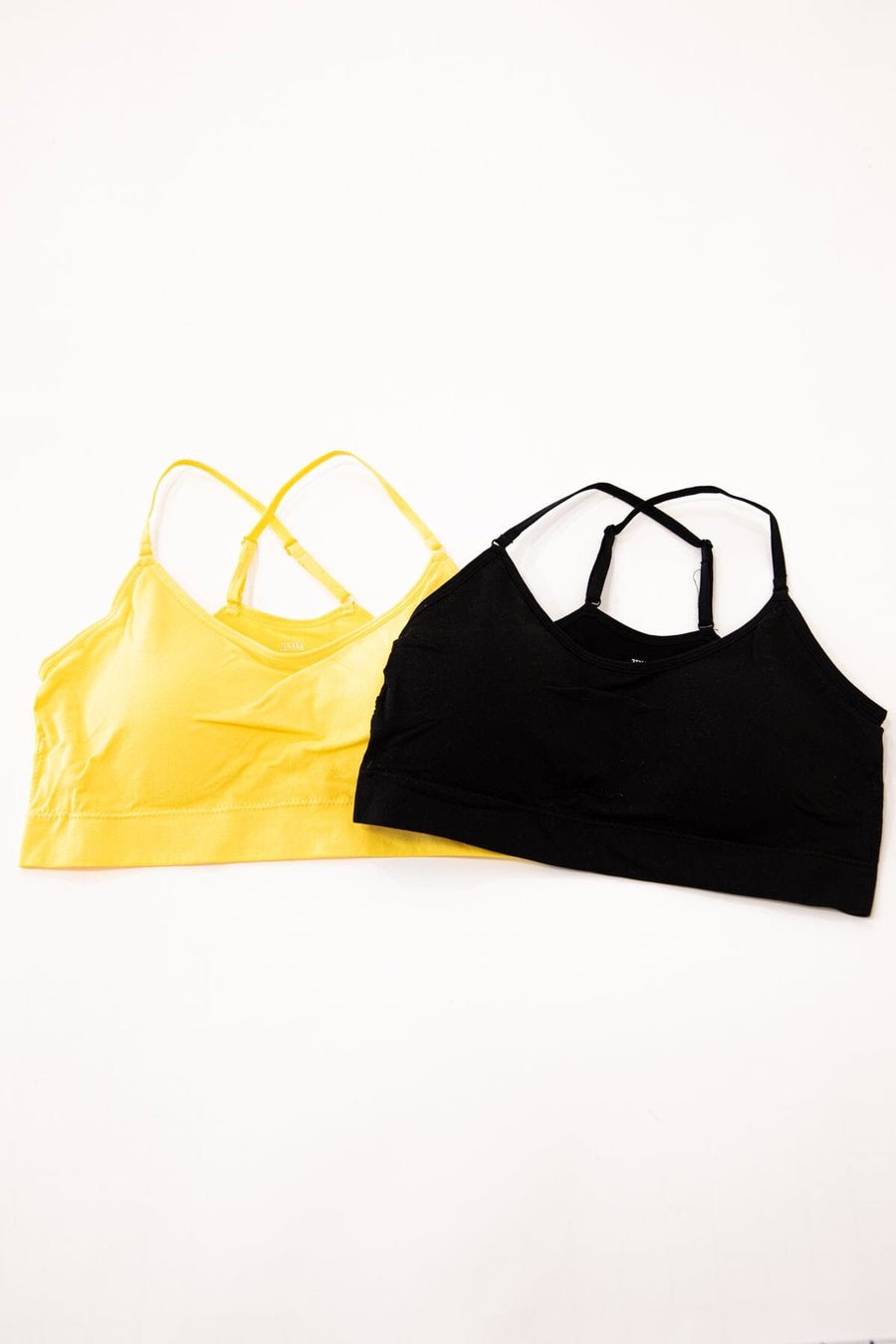 Yellow and Black Padded Bralette Bundle - Filly Flair