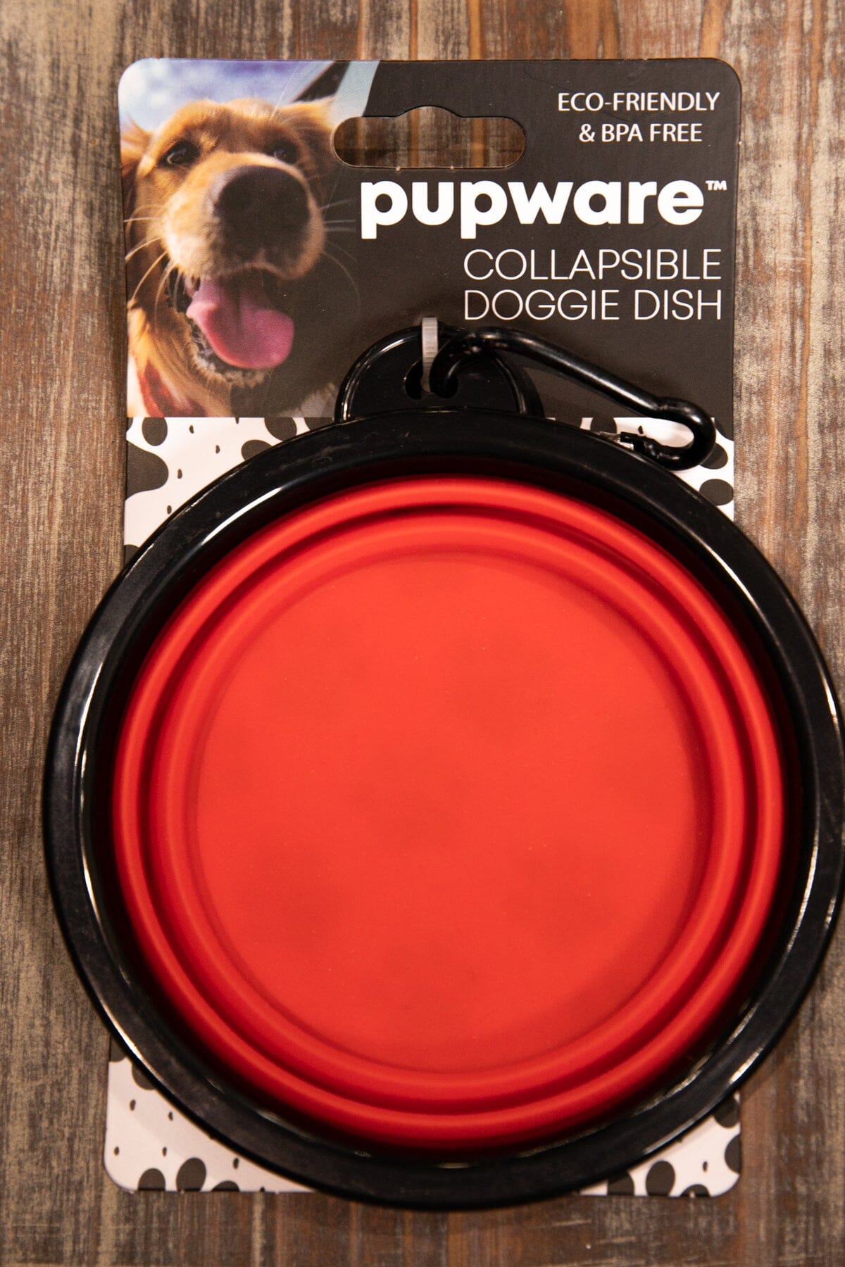 Red Collapsible Pet Dish - Filly Flair