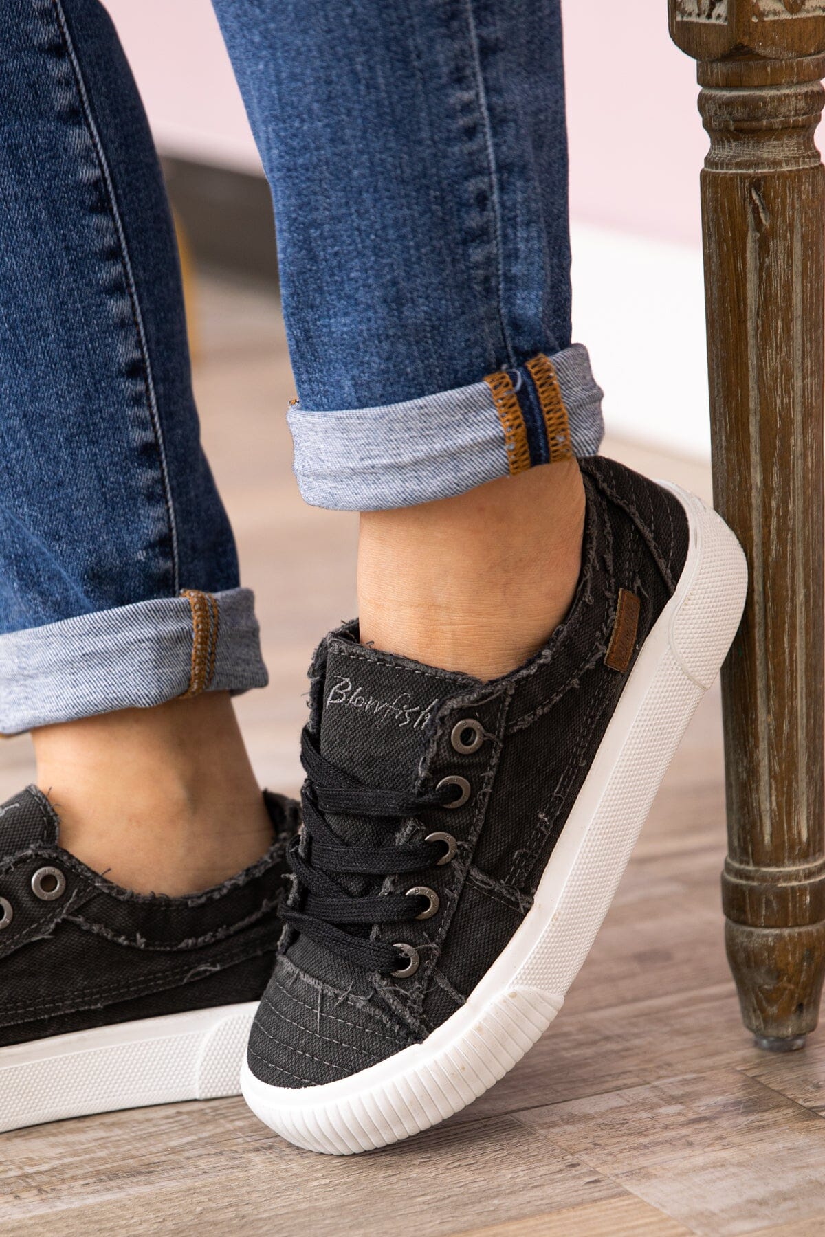 Charcoal and White Sneakers - Filly Flair