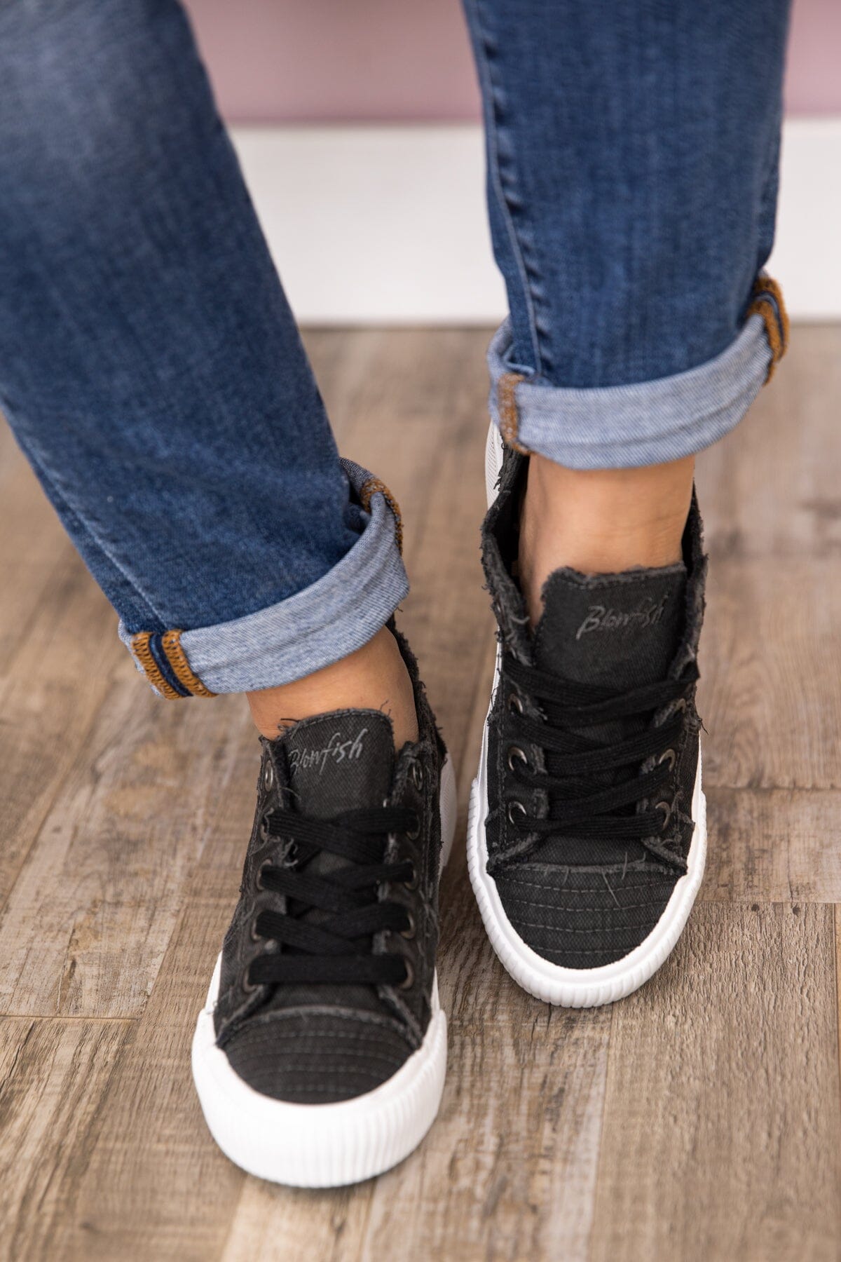 Charcoal and White Sneakers - Filly Flair