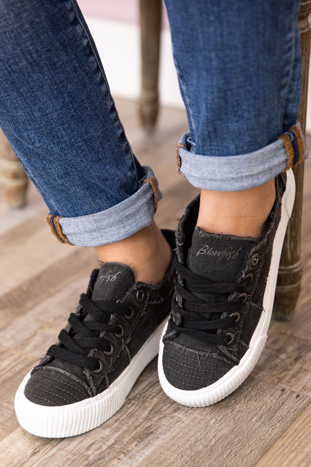 Charcoal and White Sneakers - Filly Flair
