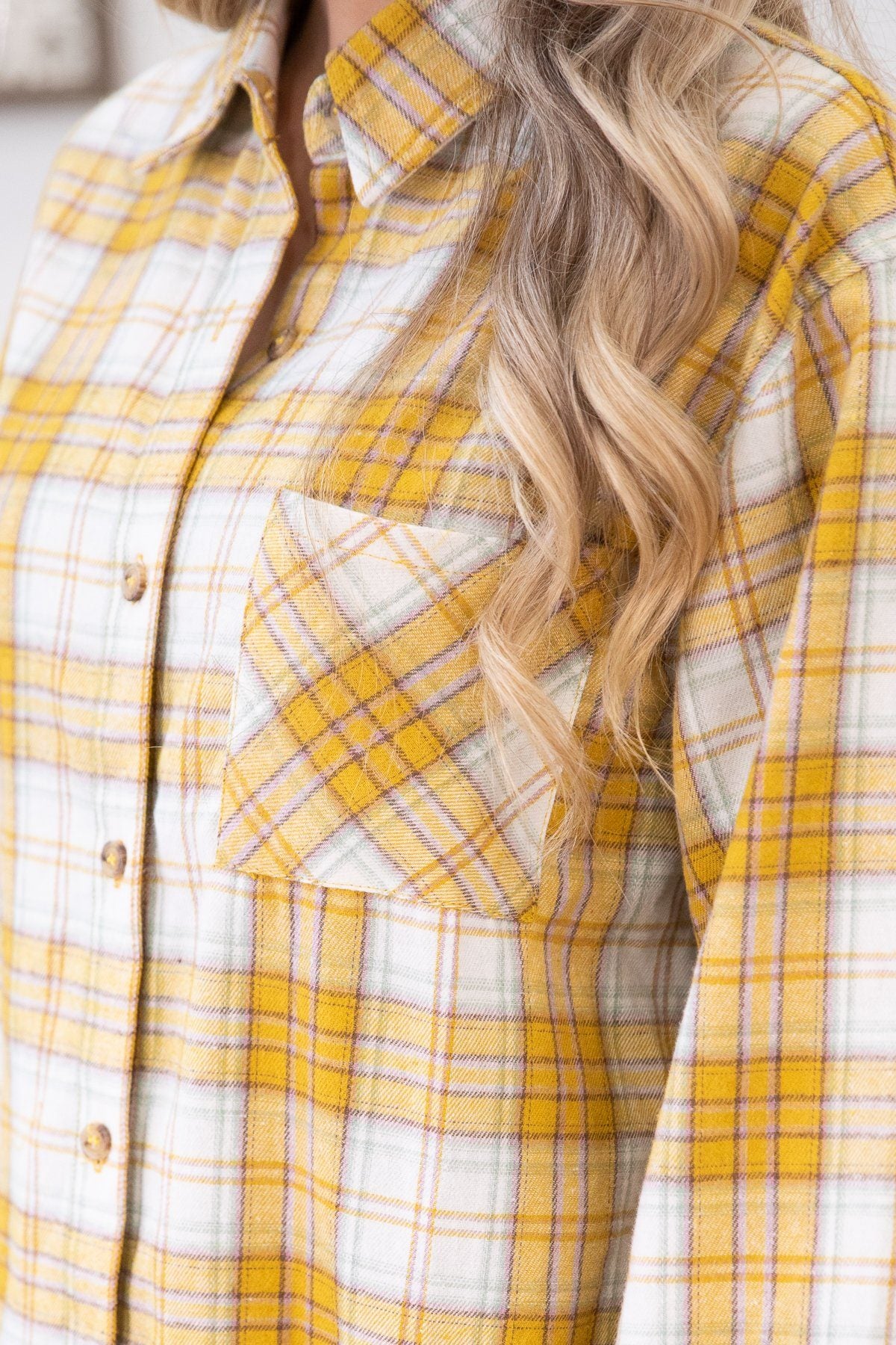 Cinnamon and Ivory Multicolor Plaid Top - Filly Flair