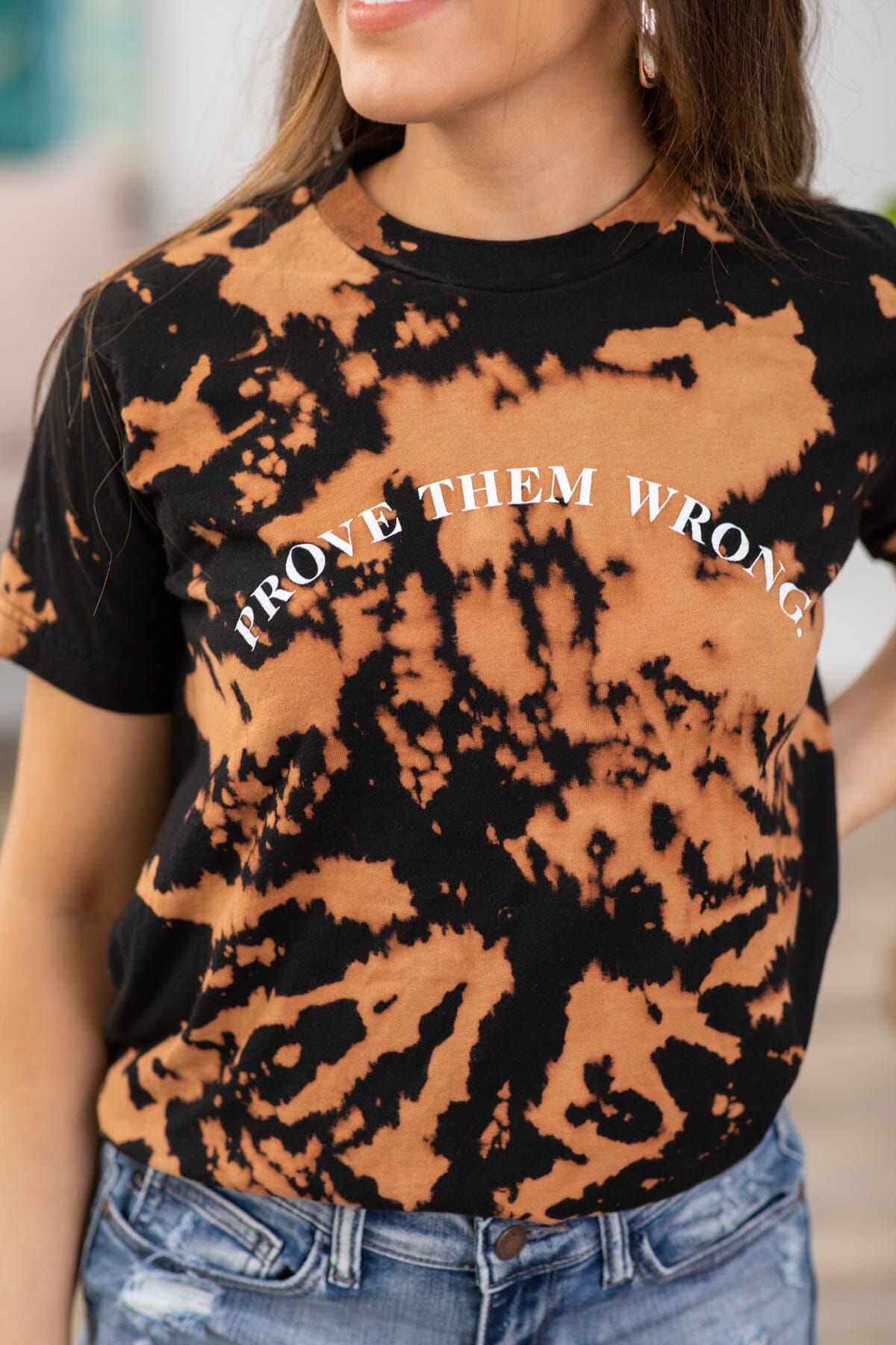 Black and Tan Prove Them Wrong Graphic Tee - Filly Flair