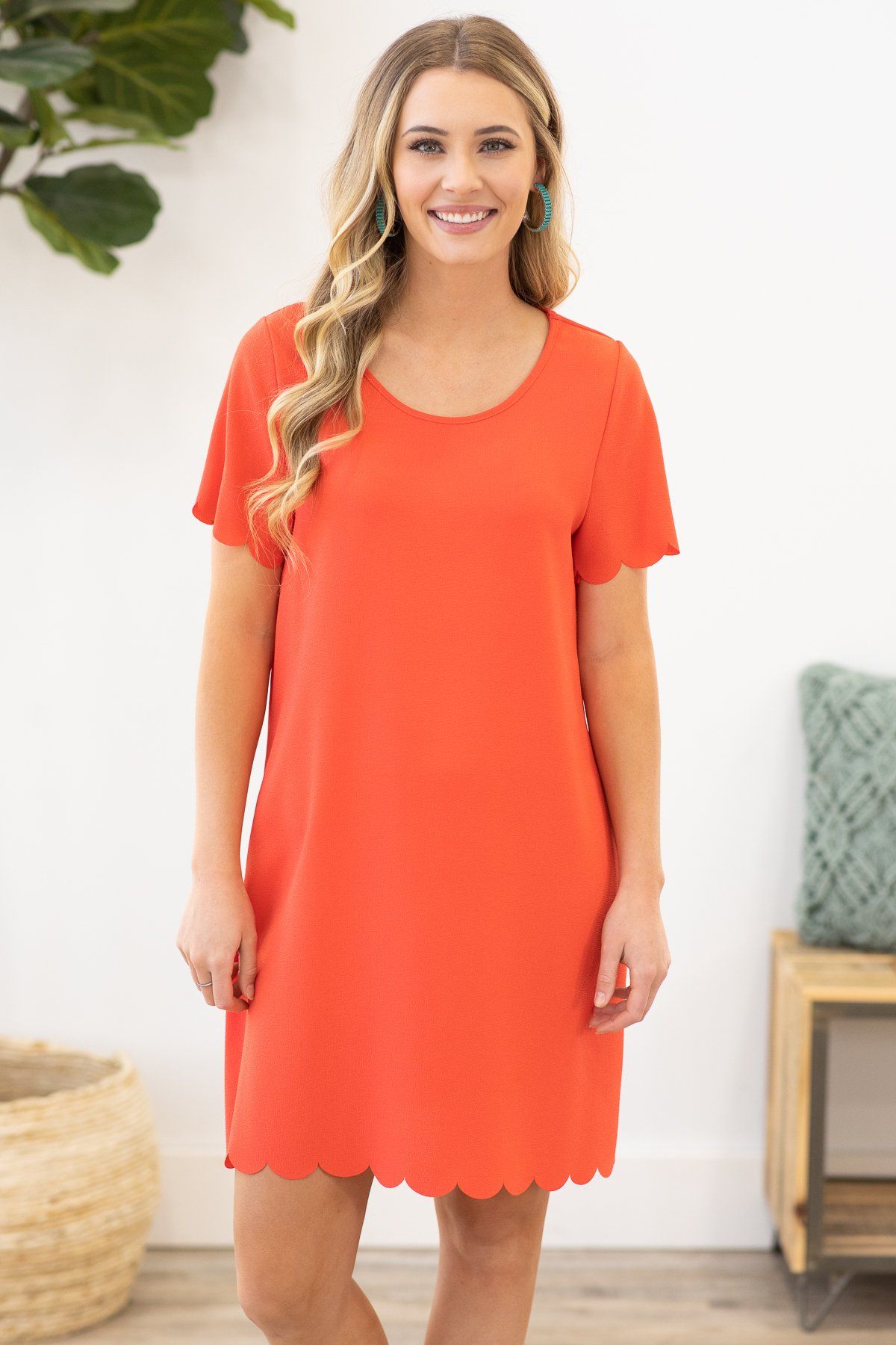 Always Smiling Dress in Red - Filly Flair