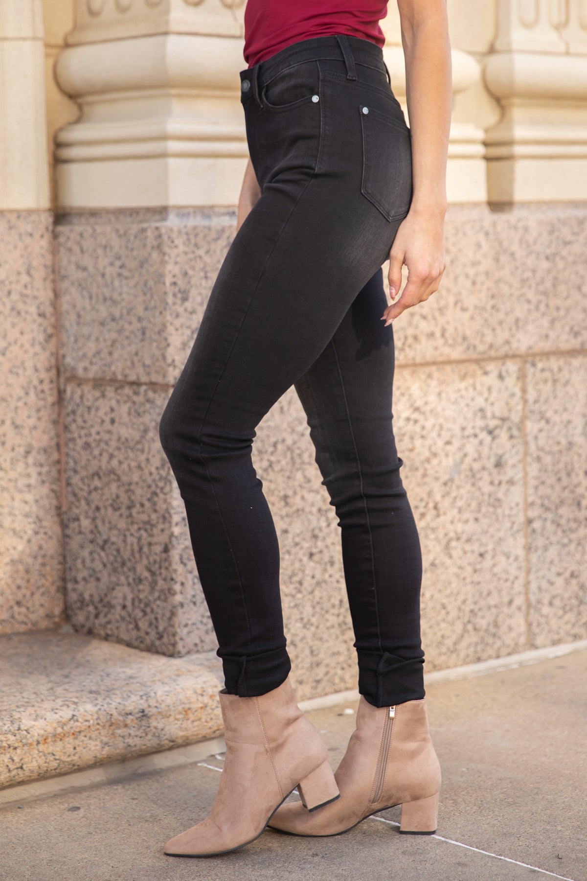 Judy Blue Black High Rise Skinny Jeans - Filly Flair