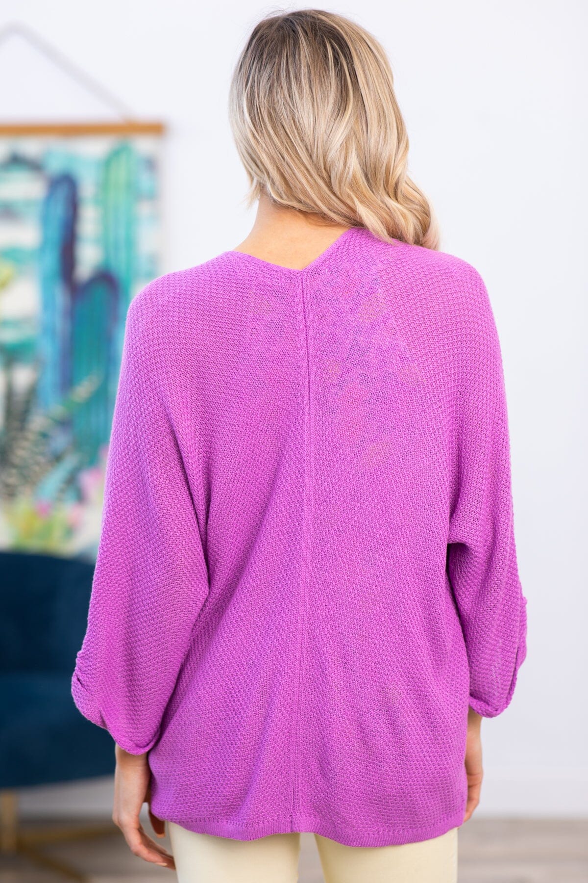 Orchid Dolman Sleeve Cardigan - Filly Flair