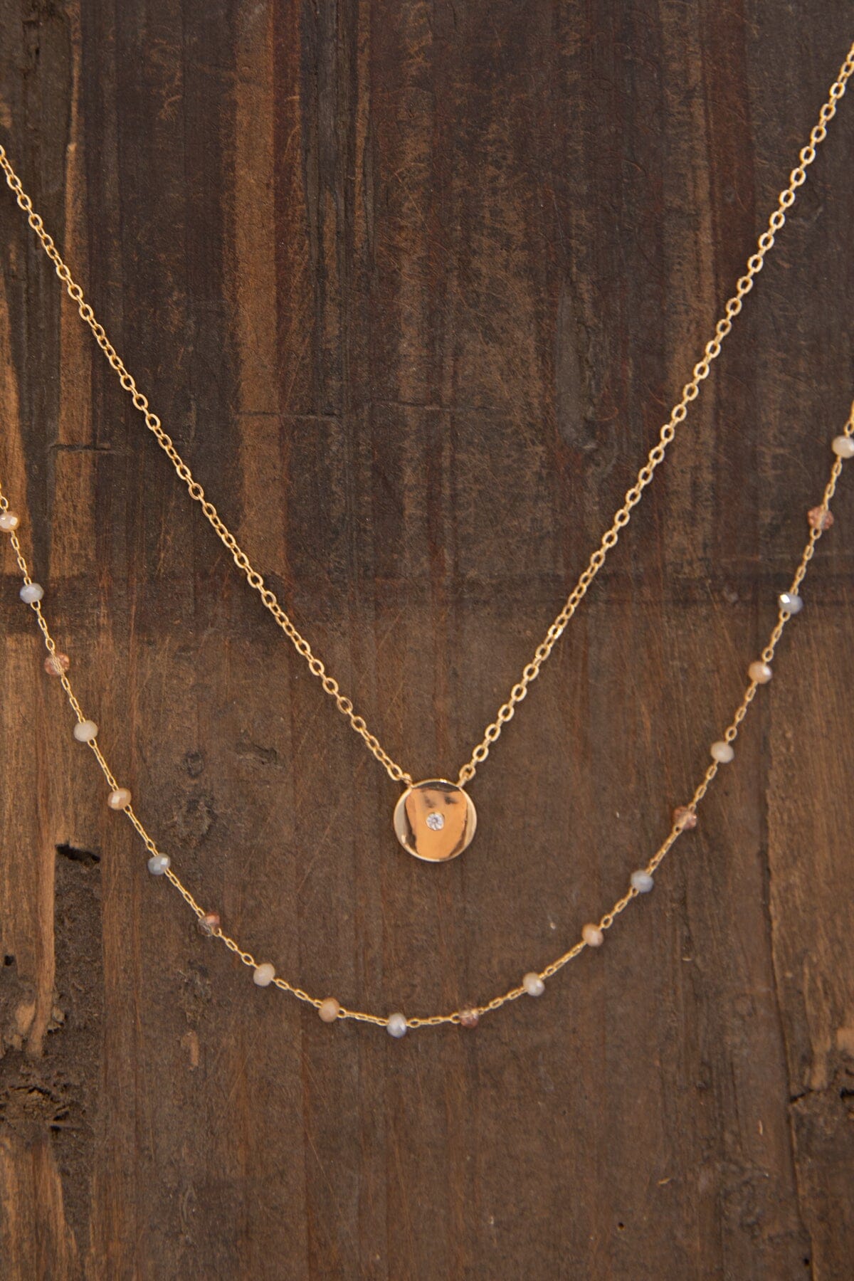 Gold Dainty Layered Chain Necklace - Filly Flair