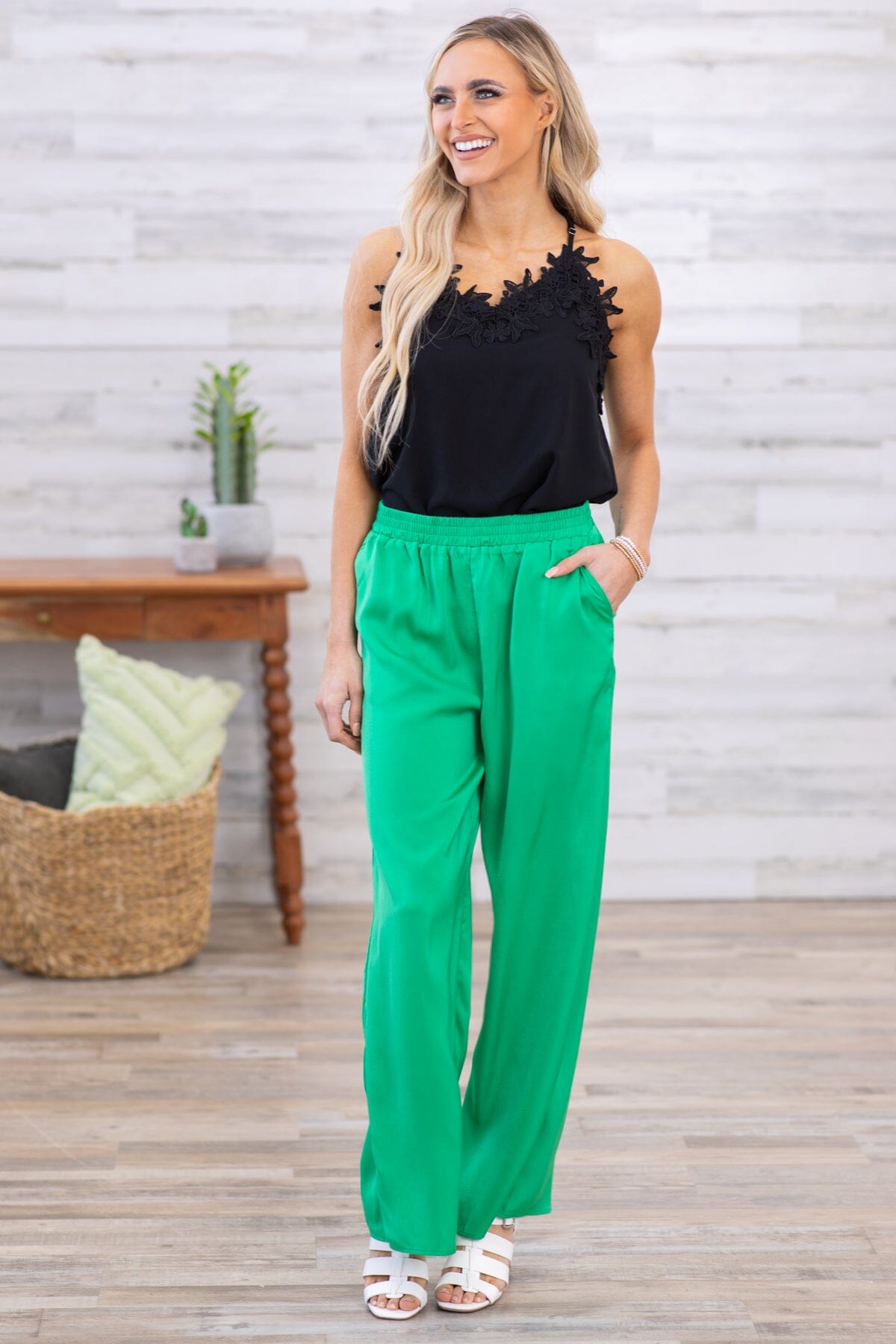 Jade Wide Leg Pull On Pants · Filly Flair