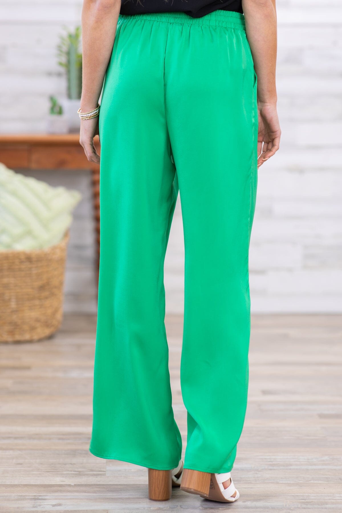 Jade Wide Leg Pull On Pants - Filly Flair