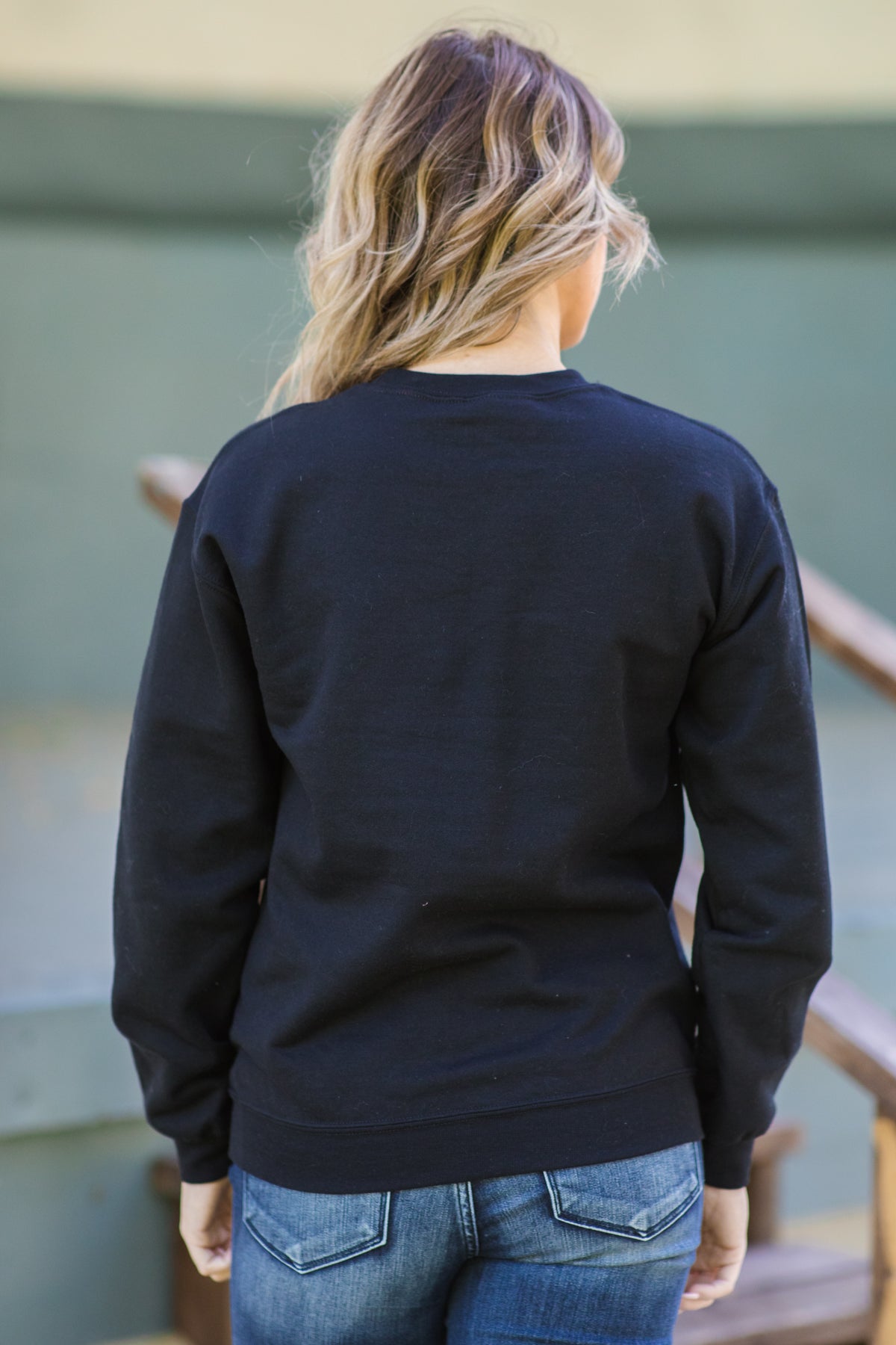 Black and Orange Pumpkin Graphic Sweatshirt - Filly Flair