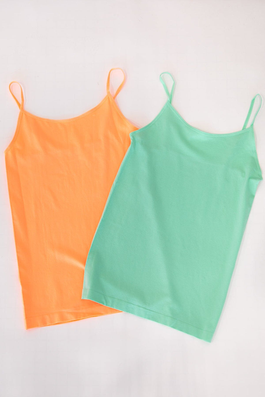 Mint and Neon Coral Seamless Tank Bundle - Filly Flair