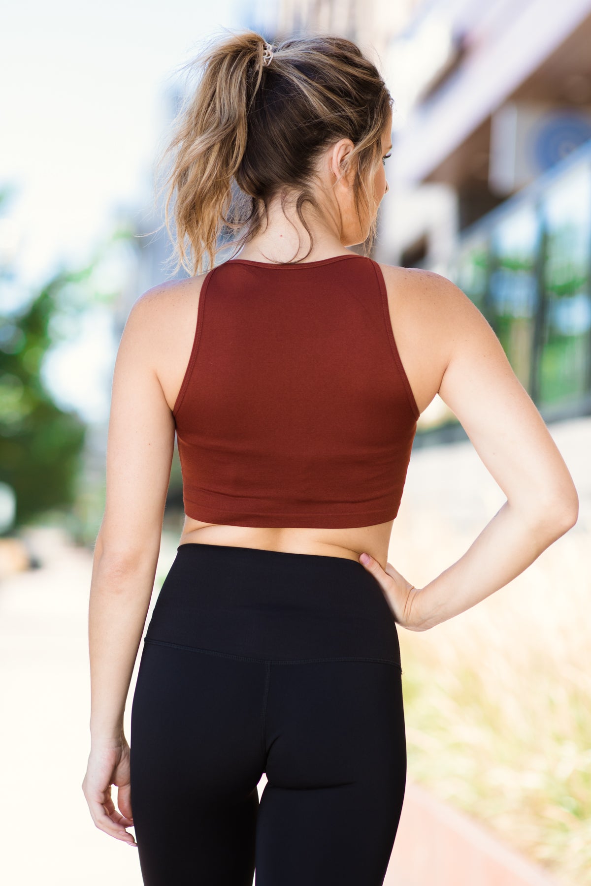 Rust Seamless Bralette · Filly Flair