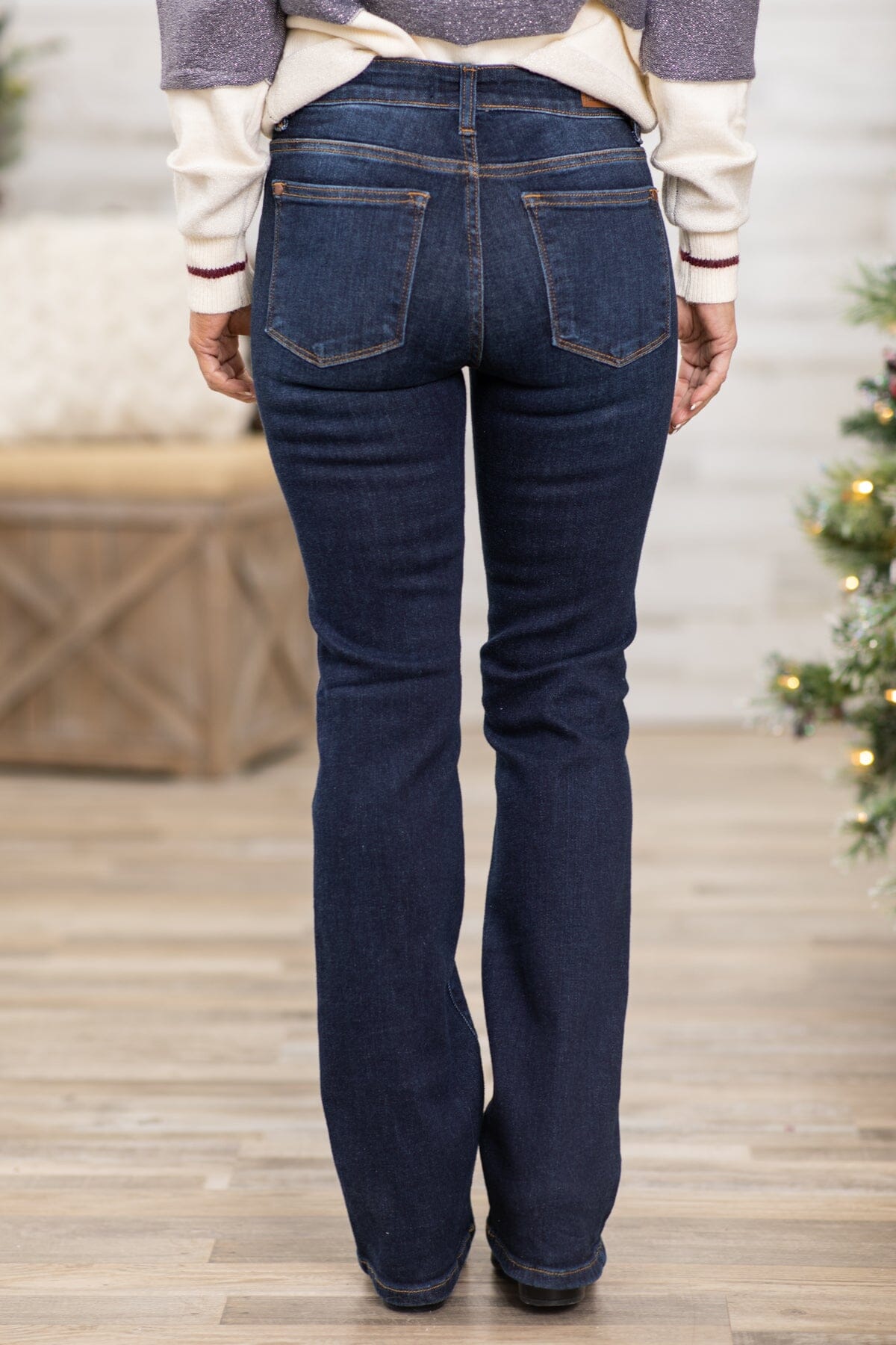 Judy Blue Dark Wash Bootcut Jeans - Filly Flair