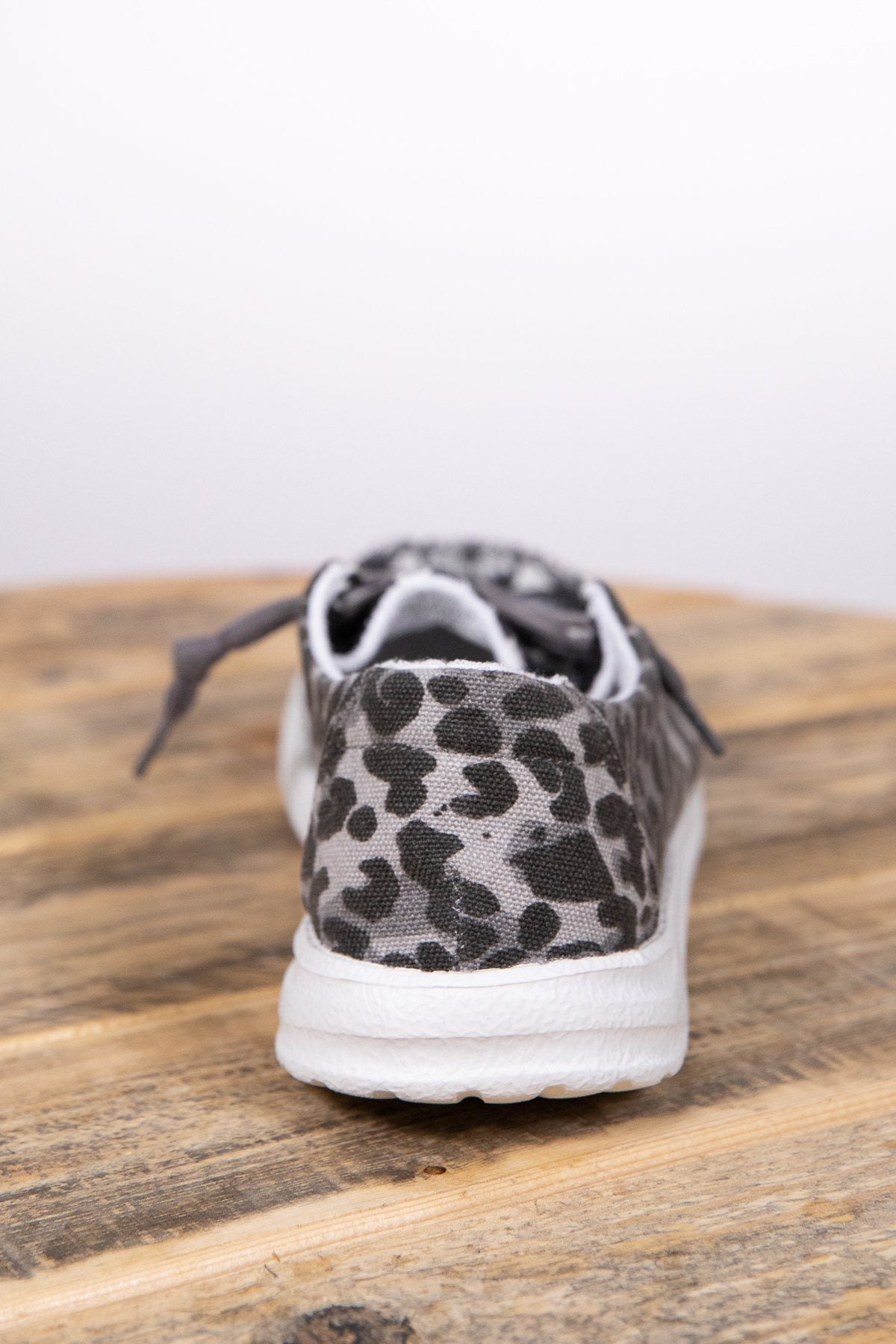 Grey Animal and Aztec Print Slip On Shoe - Filly Flair