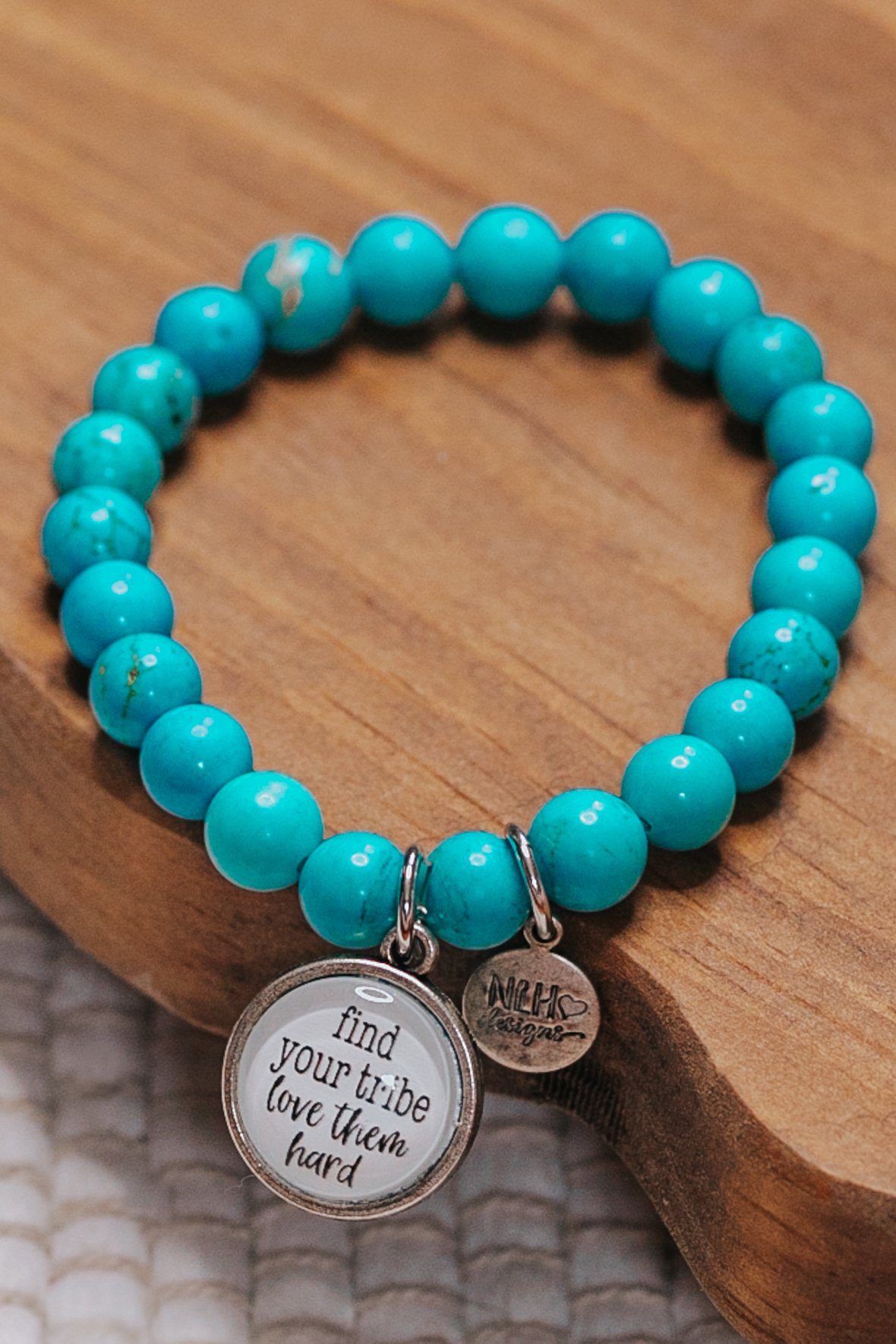 Find Your Tribe Love Them Hard Stretch Bracelet - Filly Flair