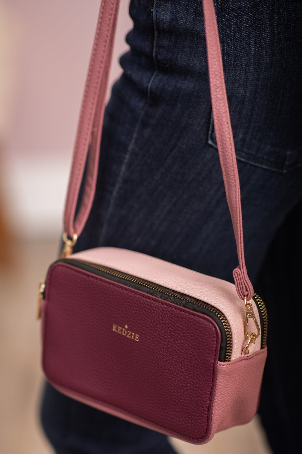 Berry and Blush Crossbody Bag - Filly Flair