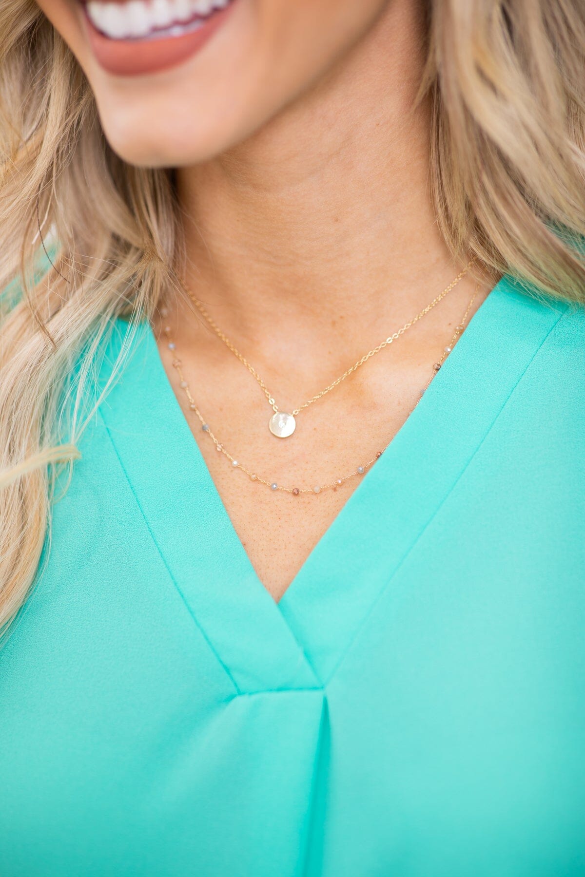 Gold Dainty Layered Chain Necklace - Filly Flair