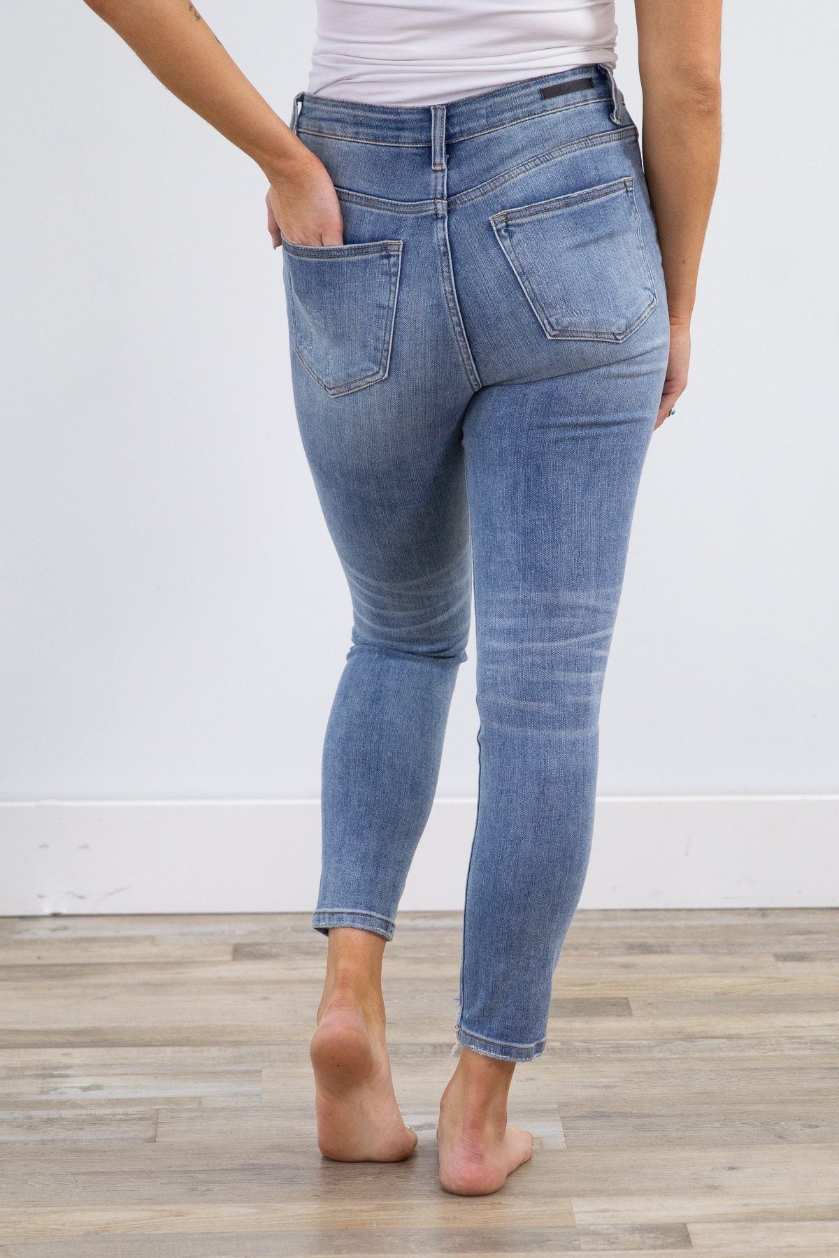 Risen Distressed Vintage Skinny Jeans - Filly Flair