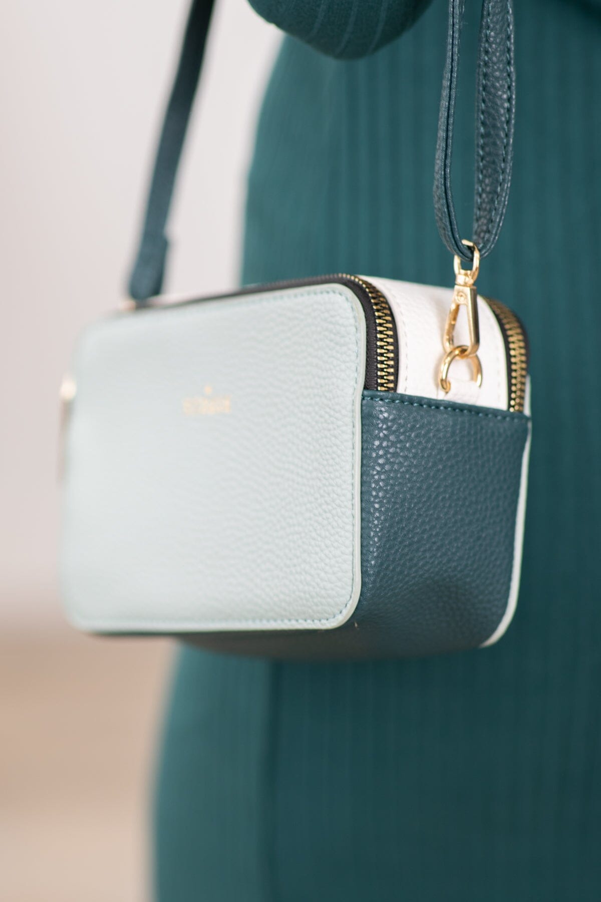 Mint and Teal Crossbody Bag - Filly Flair
